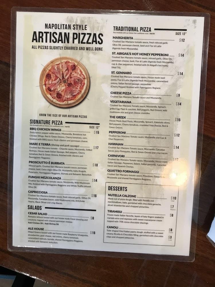 Angelo Ale House and Pizzeria Menu image 3
