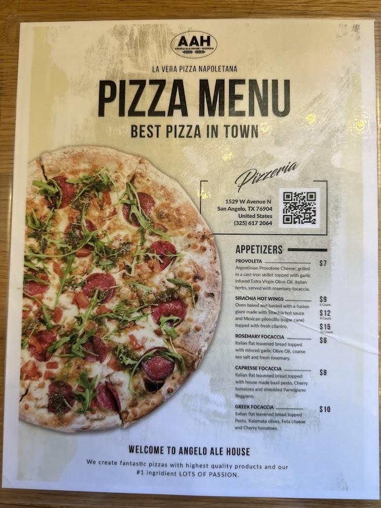 Angelo Ale House and Pizzeria Menu image 4